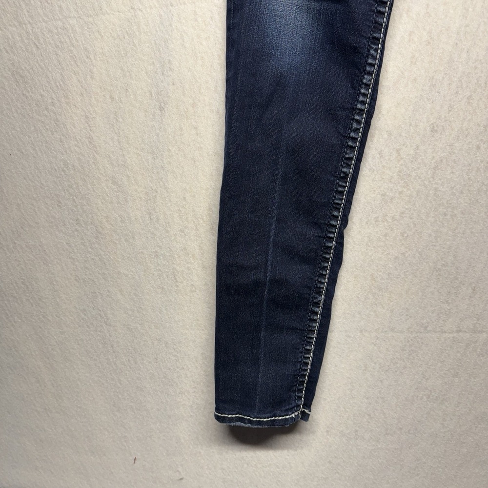 Silver Jeans Co Suki Super Skinny Dark Wash Denim‎ Jeans W27 L33 L9121SSR467 - Picture 13 of 16